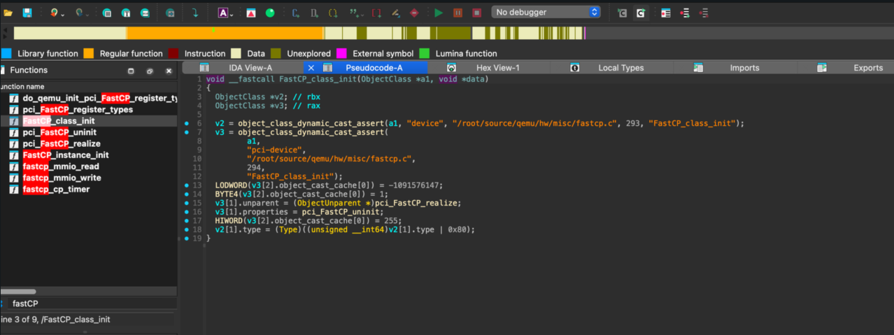 Searching for the PCI device in QEMU source